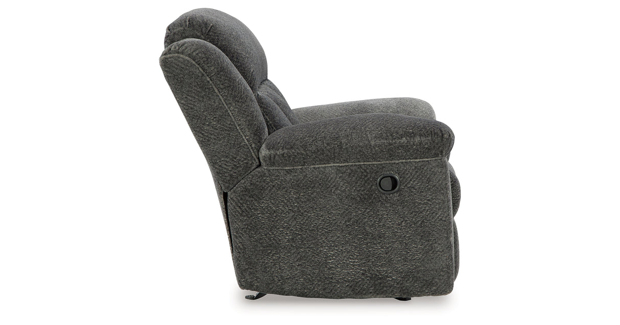 Frohn Graphite Recliner from Ashley Furniture - Luna Furniture