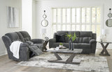Frohn Graphite Reclining Living Room Set from Ashley - Luna Furniture