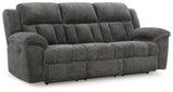 Frohn Graphite Reclining Sofa and Loveseat from Ashley Furniture - Luna Furniture
