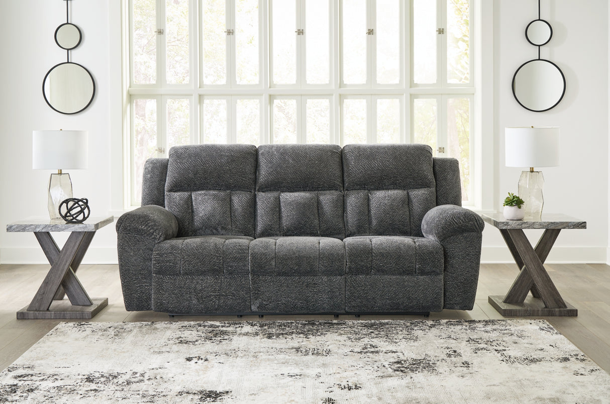 Frohn Sofa and Loveseat in Graphite from Ashley Furniture - Luna Furniture