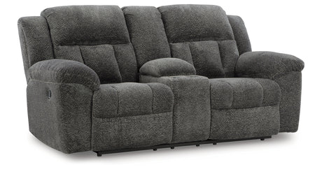 Frohn Sofa and Loveseat in Graphite from Ashley Furniture - Luna Furniture