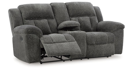 Frohn Sofa and Loveseat in Graphite from Ashley Furniture - Luna Furniture
