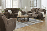 Frohn Chocolate Reclining Living Room Set