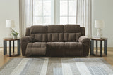 Frohn Chocolate Reclining Sofa and Loveseat from Ashley Furniture - Luna Furniture