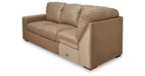Bandon Toffee Left-Arm Facing Sofa with Corner Wedge from Ashley Furniture - Luna Furniture