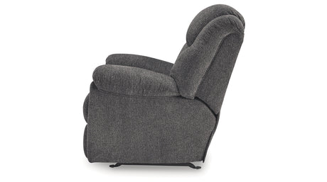 Foreside Charcoal Recliner from Ashley - Luna Furniture