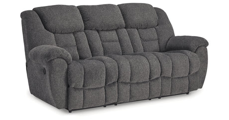 Foreside Charcoal Reclining Sofa from Ashley Furniture - Luna Furniture