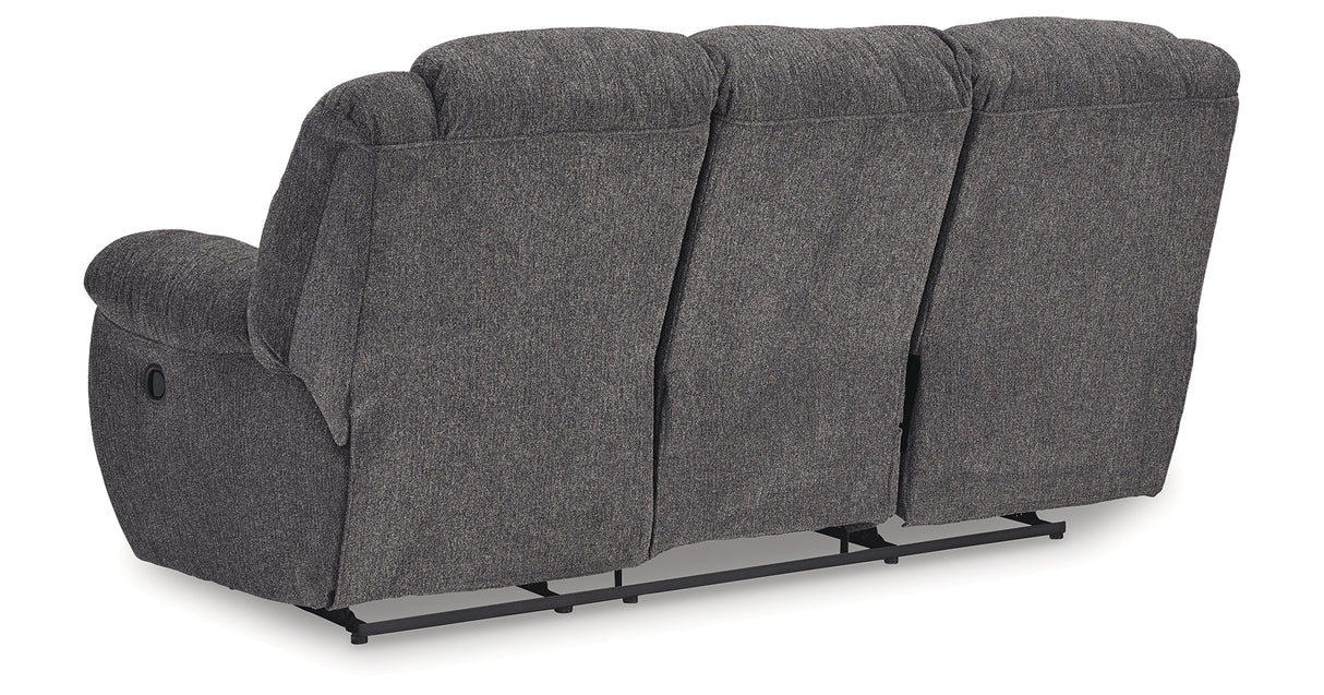 Foreside Charcoal Reclining Sofa from Ashley Furniture - Luna Furniture
