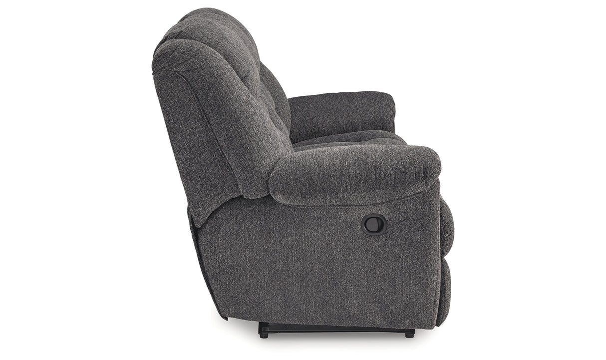 Foreside Charcoal Reclining Sofa from Ashley Furniture - Luna Furniture
