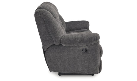 Foreside Charcoal Reclining Sofa from Ashley Furniture - Luna Furniture