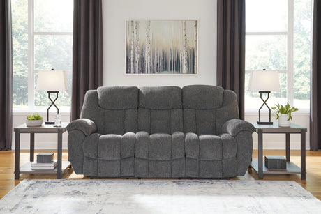 Foreside Charcoal Reclining Living Room Set from Ashley - Luna Furniture