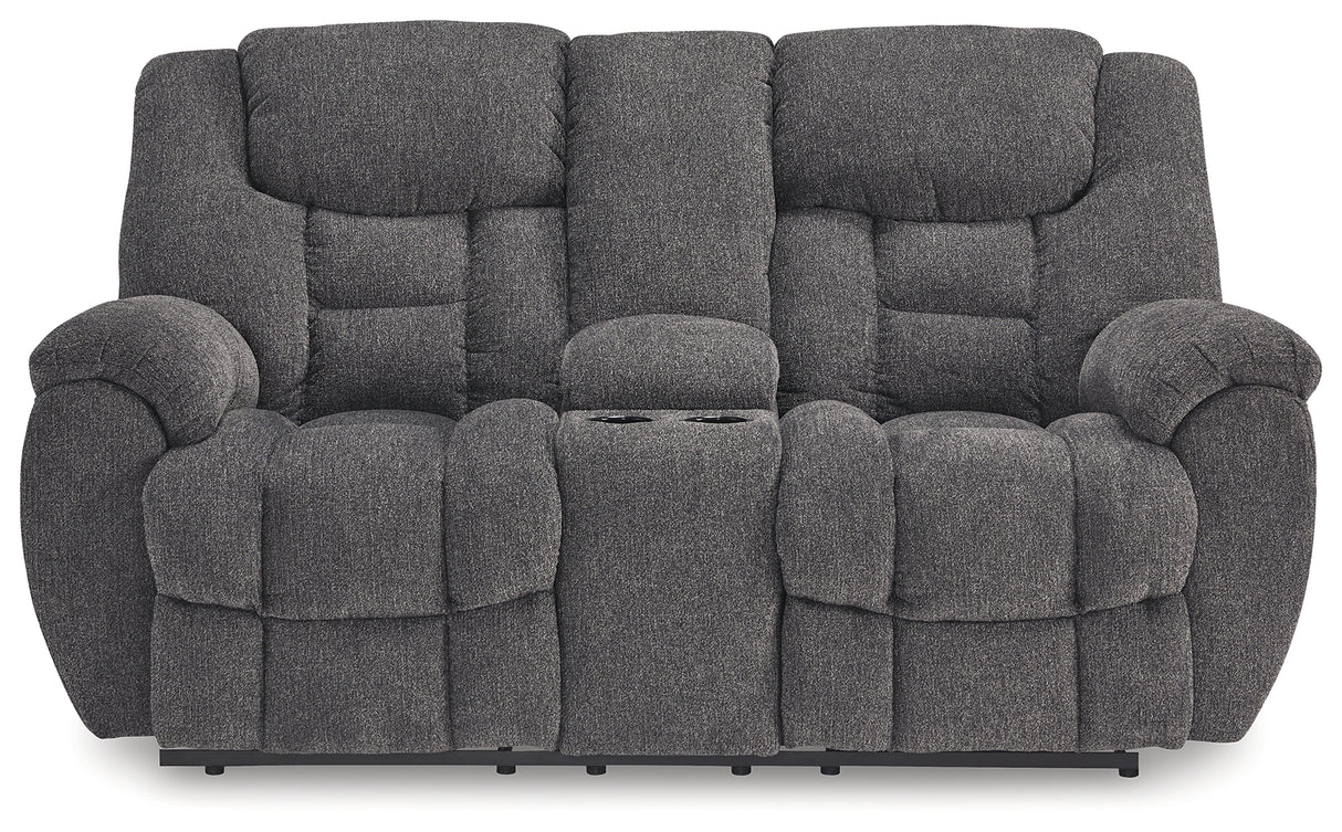 Foreside Charcoal Sofa and Loveseat from Ashley Furniture - Luna Furniture