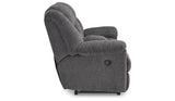 Foreside Charcoal Reclining Loveseat with Console from Ashley Furniture - Luna Furniture