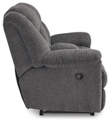 Foreside Charcoal Reclining Living Room Set from Ashley - Luna Furniture