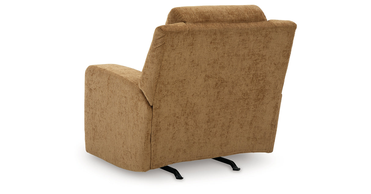 Kanlow Honey Recliner from Ashley Furniture - Luna Furniture