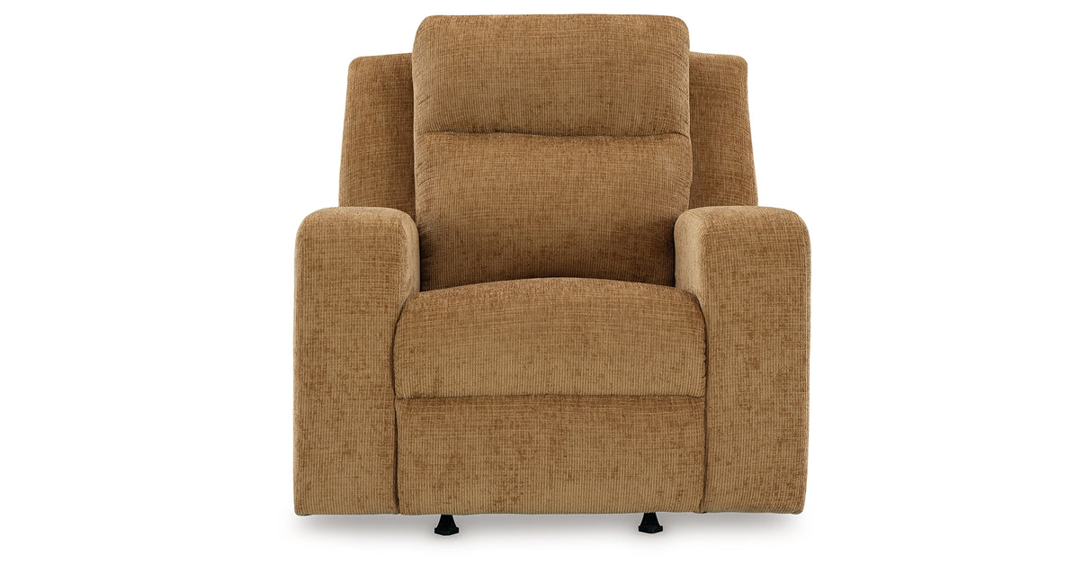 Kanlow Honey Recliner from Ashley Furniture - Luna Furniture