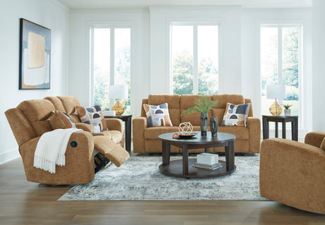 Kanlow Honey Reclining Living Room Set from Ashley - Luna Furniture