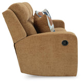 Kanlow Honey Reclining Sofa and Loveseat from Ashley - Luna Furniture