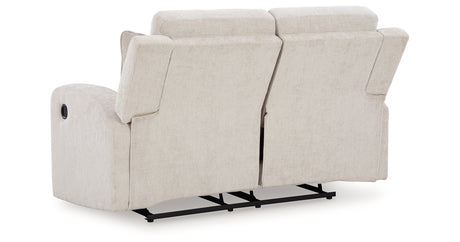 Danum Stone Reclining Loveseat from Ashley - Luna Furniture