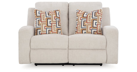 Danum Stone Reclining Loveseat from Ashley - Luna Furniture