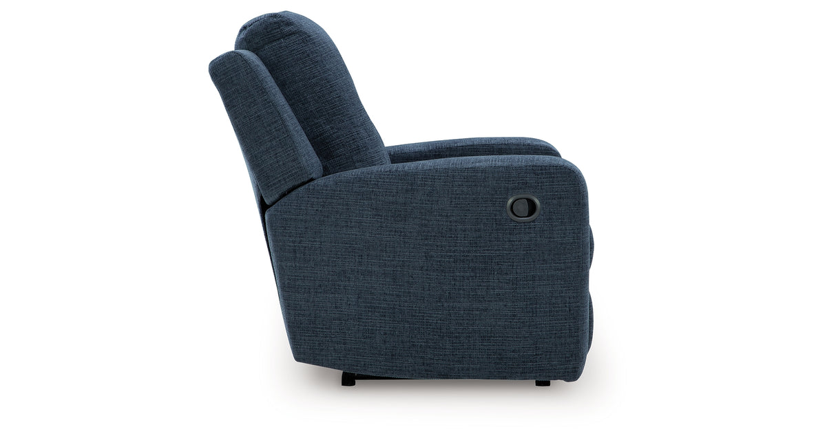Danum Ink Recliner from Ashley - Luna Furniture