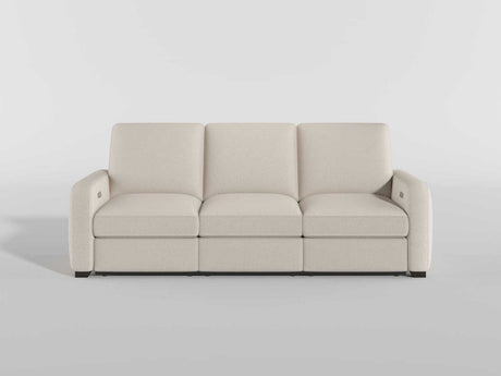 Eveclone Beige Power Double Reclining Sofa with USB Charging Ports from Homelegance - Luna Furniture