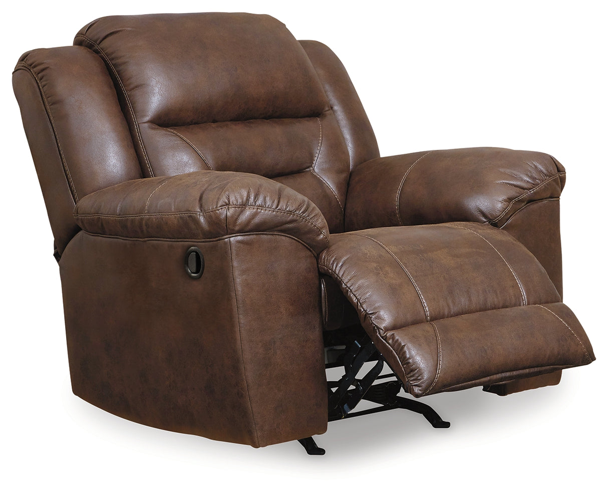 Stoneland Chocolate Power Reclining Sofa, Loveseat and Recliner from Ashley - Luna Furniture