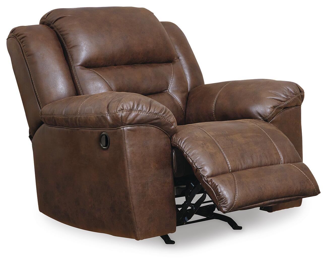 Stoneland Chocolate Recliner – Luna Furniture