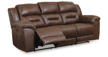 Stoneland Chocolate Power Reclining Sofa from Ashley Furniture - Luna Furniture