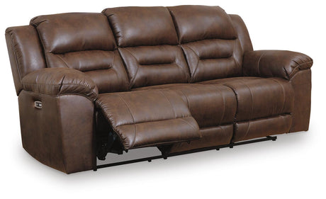 Stoneland Chocolate Power Reclining Sofa from Ashley Furniture - Luna Furniture