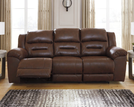 Stoneland Chocolate Power Reclining Sofa from Ashley Furniture - Luna Furniture