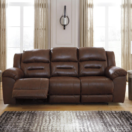 Stoneland Chocolate Power Reclining Sofa from Ashley Furniture - Luna Furniture