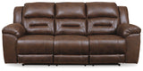 Stoneland Chocolate Power Reclining Sofa from Ashley - Luna Furniture