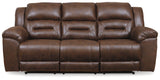Stoneland Chocolate Reclining Sofa from Ashley Furniture - Luna Furniture