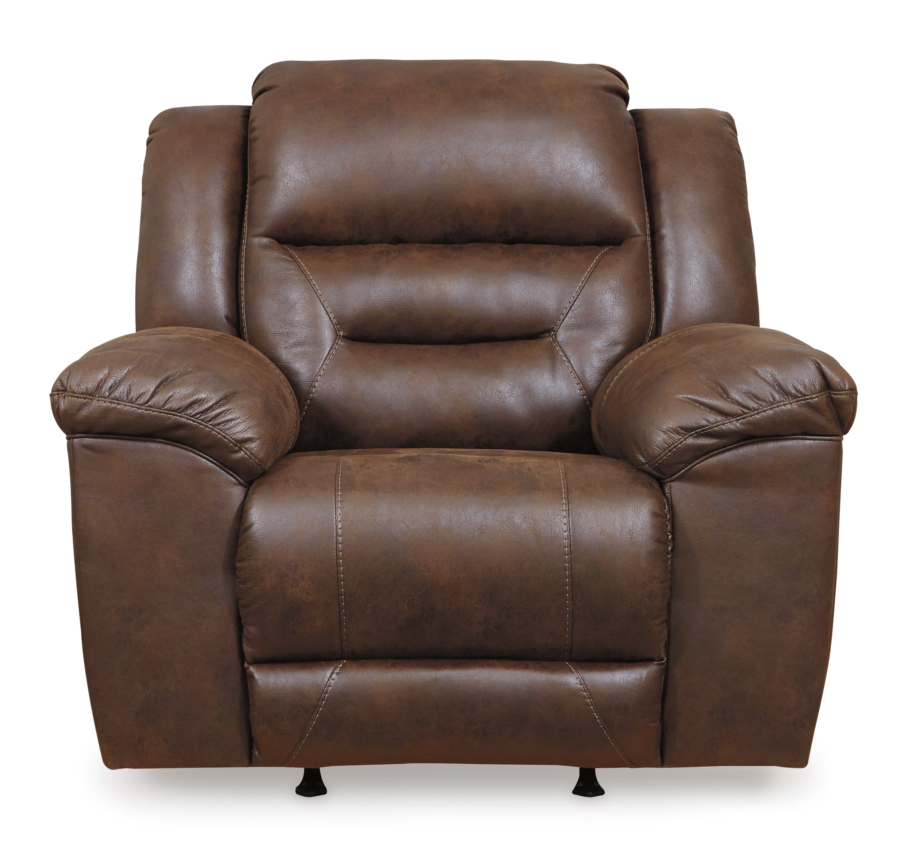 Ashley Stoneland Chocolate Recliner – Luna Furniture