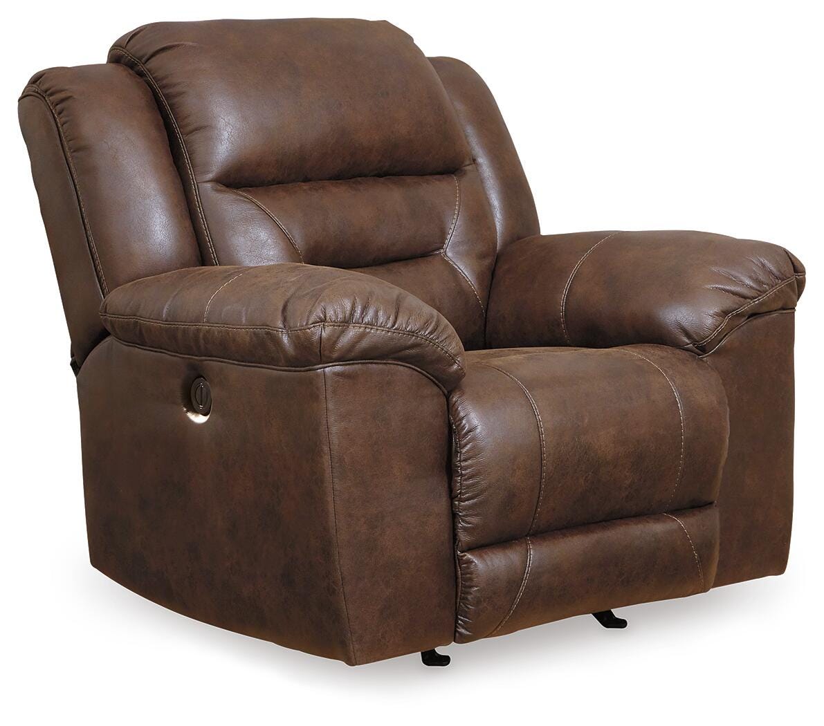 Stoneland Chocolate Power Recliner from Ashley Furniture - Luna Furniture