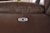 Stoneland Chocolate Power Reclining Sofa from Ashley Furniture - Luna Furniture