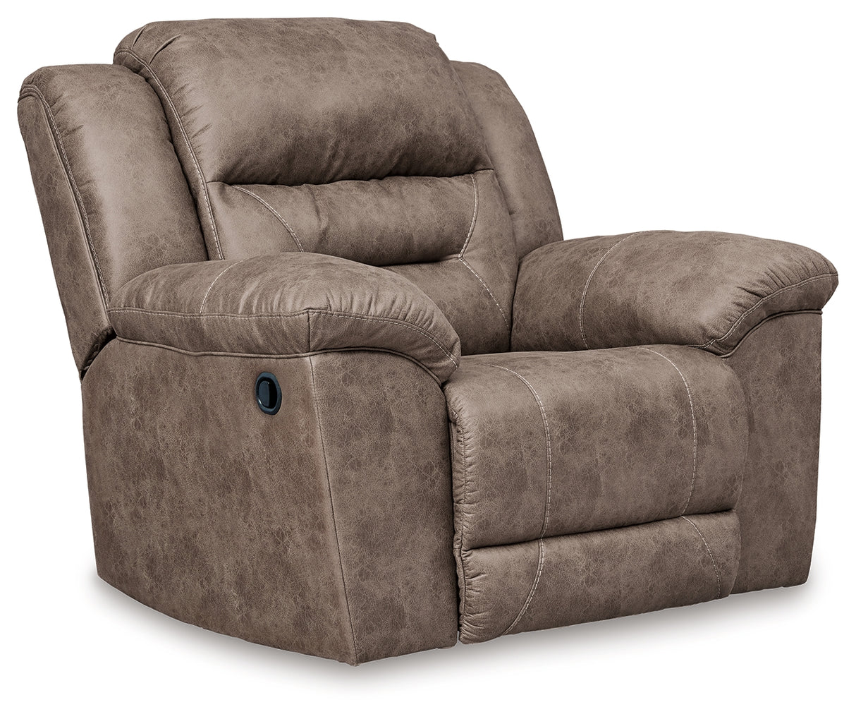 Stoneland Reclining Sofa, Loveseat and Recliner in Fossil from Ashley Furniture - Luna Furniture