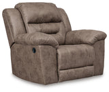 Stoneland Reclining Sofa, Loveseat and Recliner in Fossil from Ashley Furniture - Luna Furniture