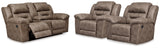 Stoneland Reclining Loveseat and 2 Recliners from Ashley - Luna Furniture