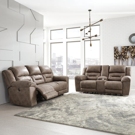 Stoneland Fossil Reclining Sofa from Ashley Furniture - Luna Furniture