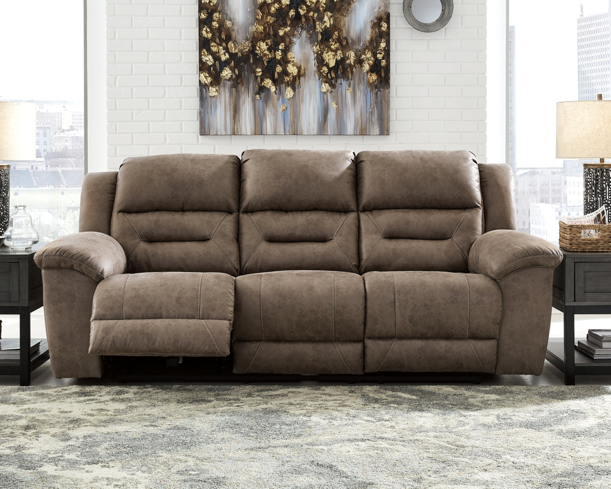 Stoneland Fossil Power Reclining Sofa from Ashley - Luna Furniture