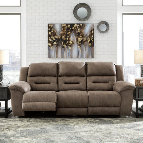 Stoneland Fossil Power Reclining Sofa from Ashley Furniture - Luna Furniture