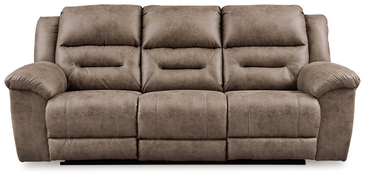 Stoneland Fossil Reclining Sofa from Ashley Furniture - Luna Furniture