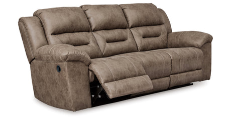 Stoneland Fossil Reclining Sofa and 2 Recliners from Ashley - Luna Furniture