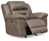 Stoneland Fossil Reclining Loveseat and Power Recliner from Ashley Furniture - Luna Furniture