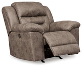 Stoneland Fossil Reclining Loveseat and Power Recliner from Ashley - Luna Furniture