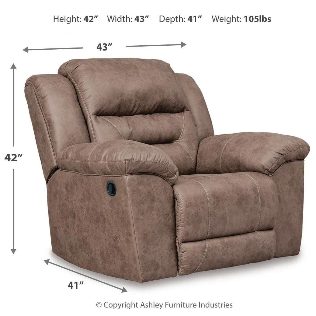 Stoneland Fossil Recliner from Ashley Furniture - Luna Furniture