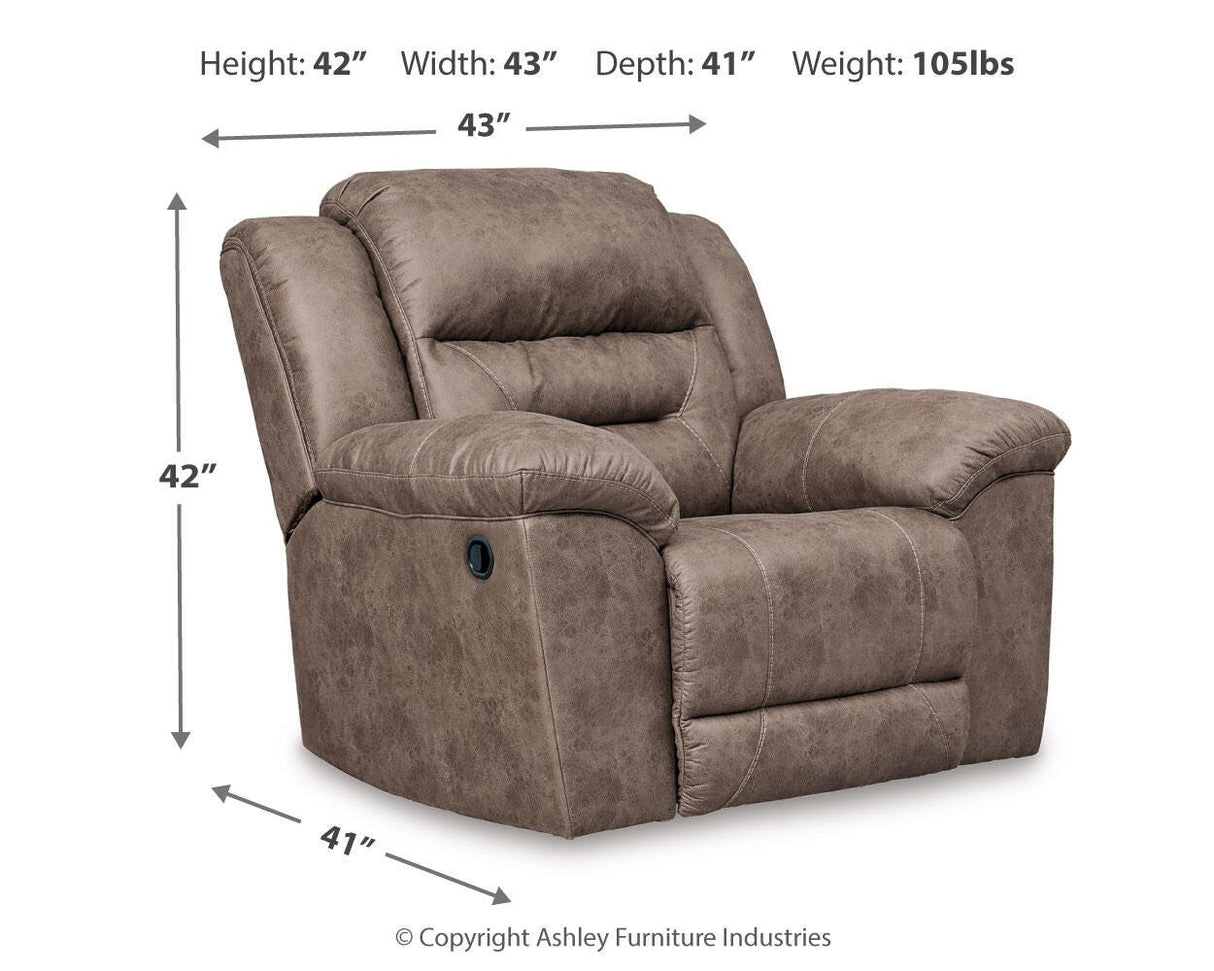 Stoneland Fossil Recliner from Ashley Furniture - Luna Furniture