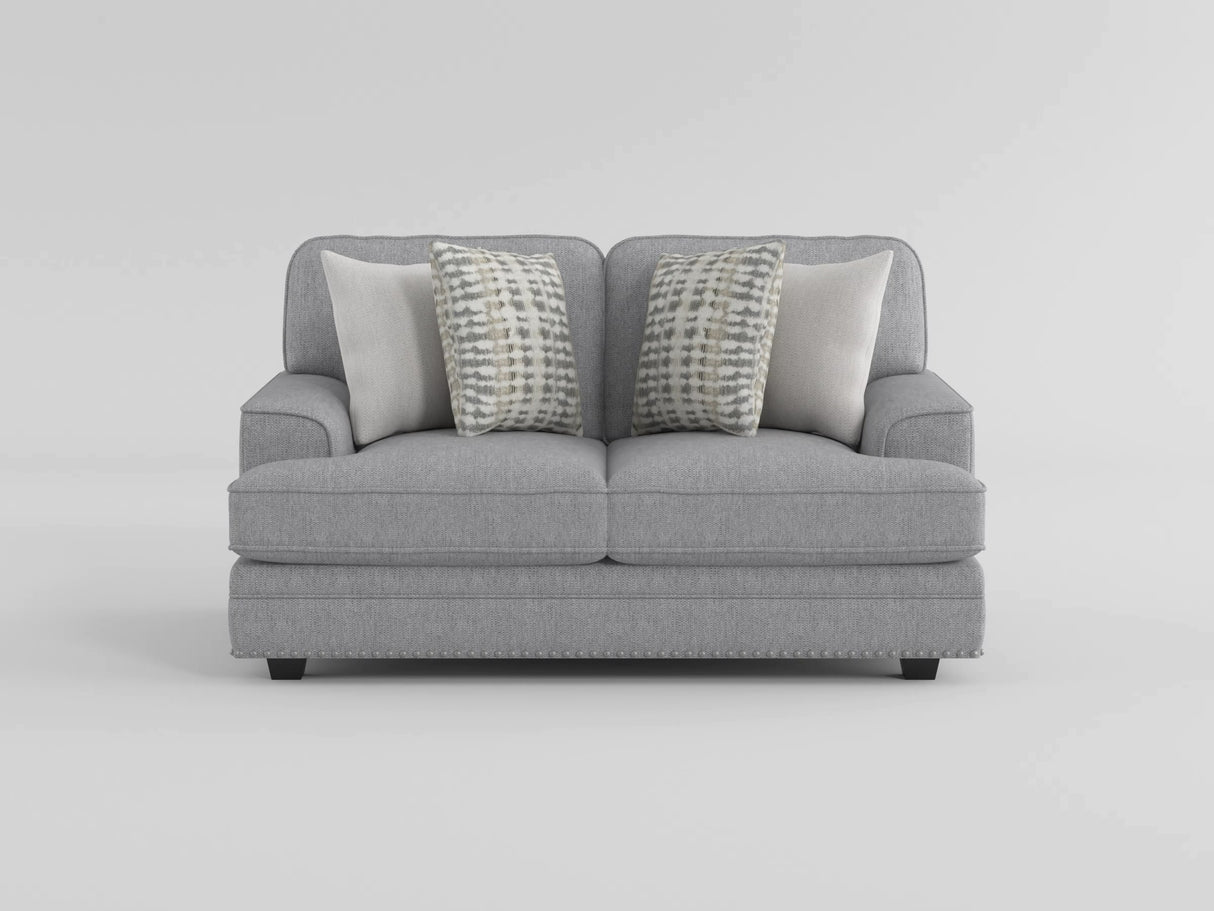 Bradford Gray Loveseat from Homelegance - Luna Furniture